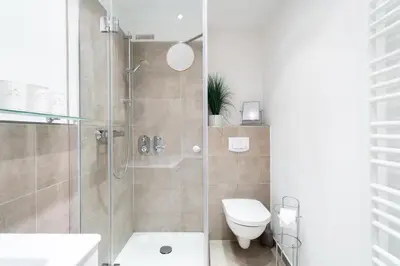 Ein Badezimmer in der Unterkunft Chic & Kuschelig App 5