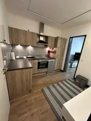 Küche/Küchenzeile in der Unterkunft Wohnung in Uni-Nähe