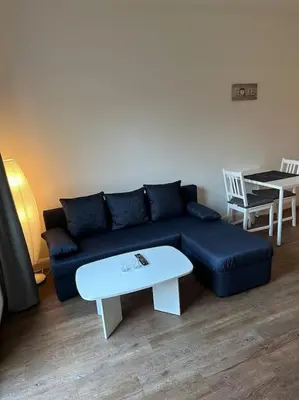 Ein Sitzbereich in der Unterkunft Charmante Wohnung in Uni Nähe