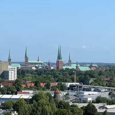 Über den Dächern der Hansestadt