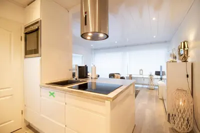 Küche/Küchenzeile in der Unterkunft Beach House 21