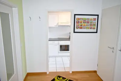 Küche/Küchenzeile in der Unterkunft Exklusives Appartement Großzügig & topmodern