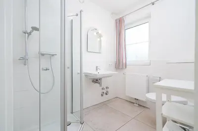 Ein Badezimmer in der Unterkunft Land Idyll Warnsdorf - Wohnung 
