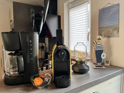 Kaffee-/Teezubehör in der Unterkunft Ostseecamp Spatzennest