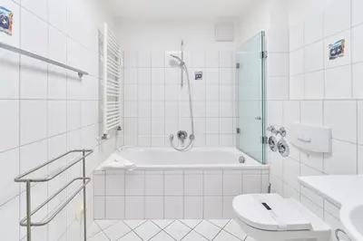 Ein Badezimmer in der Unterkunft Residenz Johannsens Ap B12