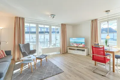 TV/Unterhaltungsangebot in der Unterkunft Residenz Niendorf Apartment 23