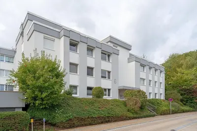 Das Gebäude in dem sich die Ferienwohnung befindet