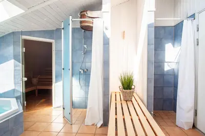 Ein Badezimmer in der Unterkunft Strandblick - Dorf 1 Ferienhaus 15