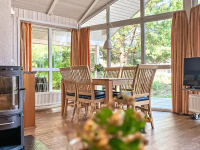 TV/Unterhaltungsangebot in der Unterkunft Strandblick - Dorf 1 Ferienhaus 14