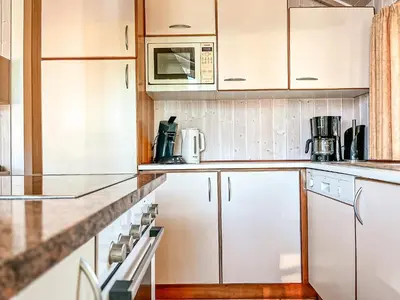 Küche/Küchenzeile in der Unterkunft Strandblick - Dorf 1 Ferienhaus 14