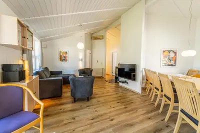 TV/Unterhaltungsangebot in der Unterkunft Strandblick - Dorf 1 Ferienhaus 05