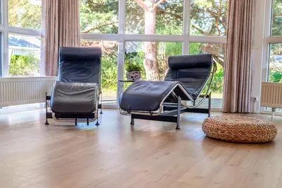 Ein Sitzbereich in der Unterkunft Strandblick - Dorf 1 Ferienhaus 17