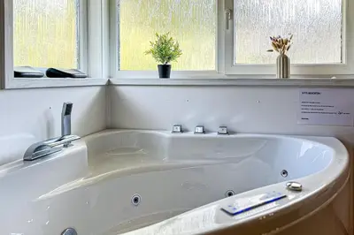 Ein Badezimmer in der Unterkunft Strandblick - Dorf 1 Ferienhaus 17