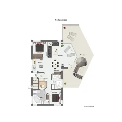 Grundriss der Unterkunft Strandblick - Dorf 1 Ferienhaus 17