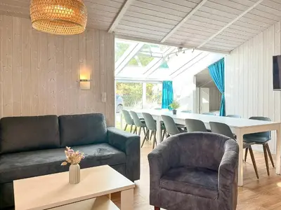 Ein Sitzbereich in der Unterkunft Strandblick - Dorf 1 Ferienhaus 12
