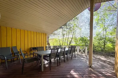 Ein Garten an der Unterkunft Strandblick - Dorf 1 Ferienhaus 06