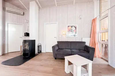 Ein Sitzbereich in der Unterkunft Strandblick - Dorf 1 Ferienhaus 06