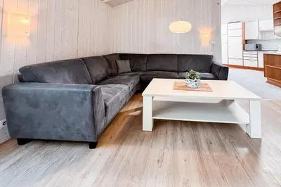 Küche/Küchenzeile in der Unterkunft Strandblick - Dorf 1 Ferienhaus 06