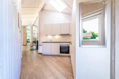 Küche/Küchenzeile in der Unterkunft Strandblick - Dorf 1 Ferienhaus 03