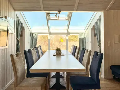 Ein Sitzbereich in der Unterkunft Strandblick - Dorf 1 Ferienhaus 07