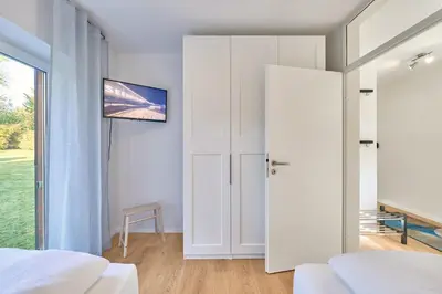 Ein Bett oder Betten in einem Zimmer der Unterkunft Pelka-Loft