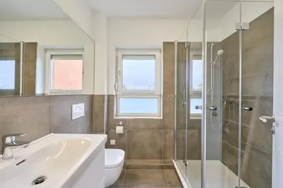 Ein Badezimmer in der Unterkunft Pelka-Loft