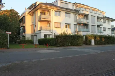 Das Gebäude in dem sich die Ferienwohnung befindet