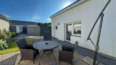 Das Gebäude in dem sich die Ferienwohnung befindet