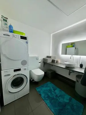 Ein Badezimmer in der Unterkunft Ferienhaus Achterhus für Familien & Homeoffice