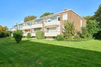 Das Gebäude in dem sich die Ferienwohnung befindet