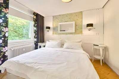 Ein Bett oder Betten in einem Zimmer der Unterkunft Höppnerweg 5 Timmenplatz