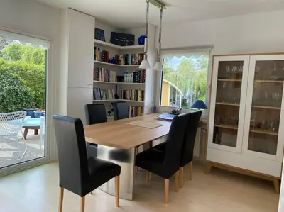 Die Bibliothek im Ferienhaus