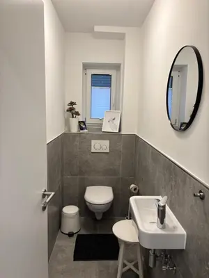 Ein Badezimmer in der Unterkunft OstseeLiebe
