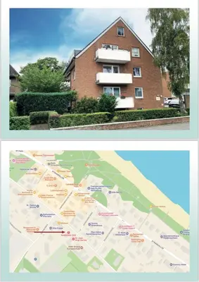 Grundriss der Unterkunft -Sweet Spot-Stylisch Strandnah Balkon PP