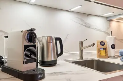 Kaffee-/Teezubehör in der Unterkunft Baltic Beach Haffkrug