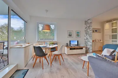 TV/Unterhaltungsangebot in der Unterkunft Gorch Fock Ring Balticview Appartement 19