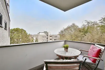 Ein Balkon oder eine Terrasse in der Unterkunft Gorch Fock Ring Balticview Appartement 19