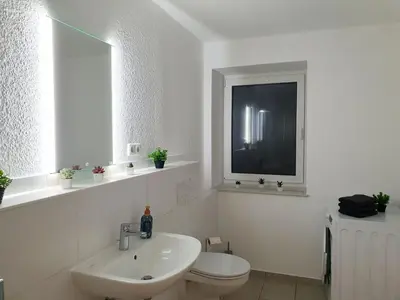Ein Badezimmer in der Unterkunft Beautiful Apartment in Bad Oldesloe