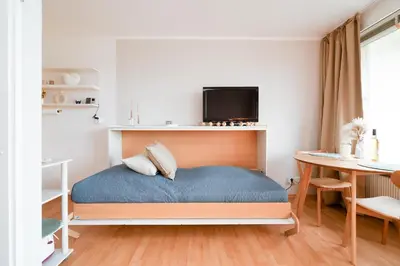 Ein Bett oder Betten in einem Zimmer der Unterkunft Ferienpark Sierksdorf Carlas Casa