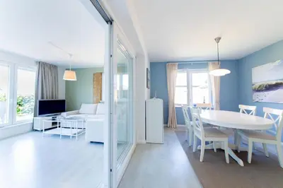 TV/Unterhaltungsangebot in der Unterkunft Ferienhaus Haffwiese - Haffkrug