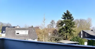 Das Gebäude in dem sich die Ferienwohnung befindet