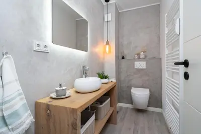 Ein Badezimmer in der Unterkunft Pier One