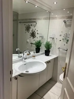 Ein Badezimmer in der Unterkunft Meerblick Wolke 7
