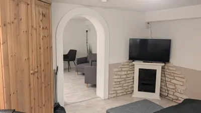 TV/Unterhaltungsangebot in der Unterkunft Lüte Koje - Gemütliche Kellerwohnung
