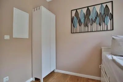 Ein Bett oder Betten in einem Zimmer der Unterkunft Die Insel Seaside Appartement 7