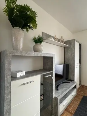 Küche/Küchenzeile in der Unterkunft Gemütliche Ostsee Oase, 3 Zimmer mit Balkon in Bad Schwartau
