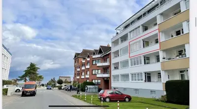 Das Gebäude in dem sich die Ferienwohnung befindet