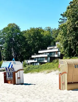Das Gebäude in dem sich die Ferienwohnung befindet