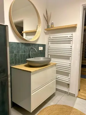 Grundriss der Unterkunft Wohnung Nordwind - Meerblick & private Sauna