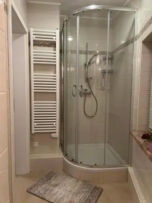 Ein Badezimmer in der Unterkunft Central Apartment